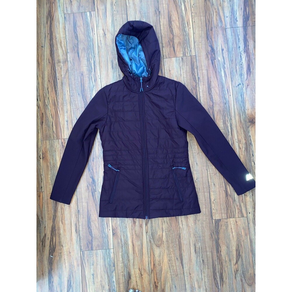 New Balance Full Zip Insulated Jacket Women’s Size Small lined adjustable Waist